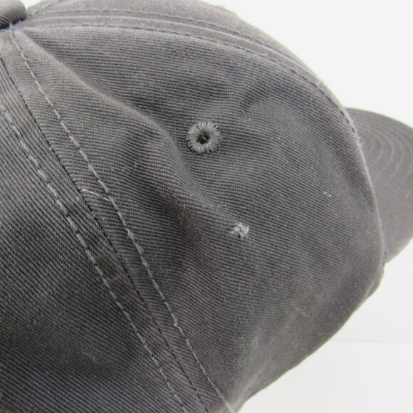 Ranger Polaris Embroidered Logo Men's Gray Trucker Style Adj Strap Back Cap Hat - Picture 5 of 9